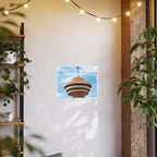 Multinex Vancity Skyscraper Vibrant Photo Art Poster - Multinex Floral Design for Home Decor