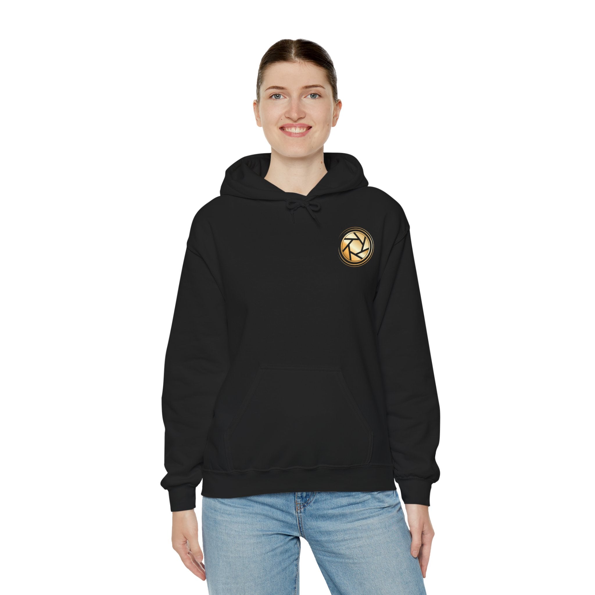 Multinex Vancity Skyscraper Back Trendy Unisex Hooded Sweatshirt with MUTINEX Design