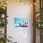 Multinex Yacht Vibrant Photo Art Poster - Multinex Design for Home Decor