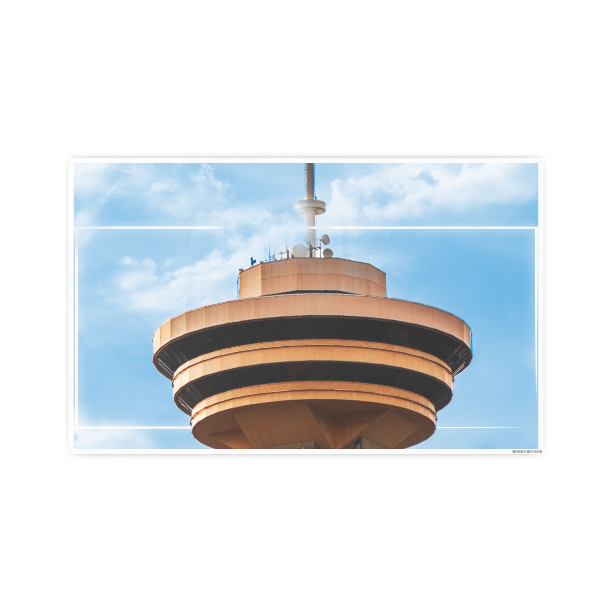 Multinex Vancity Skyscraper Vibrant Photo Art Poster - Multinex Floral Design for Home Decor