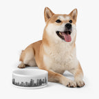 Multinex VanCityscape Pet Bowl - Modern Urban Design for Dogs and Cats