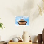 Multinex Vancity Skyscraper Vibrant Photo Art Poster - Multinex Floral Design for Home Decor