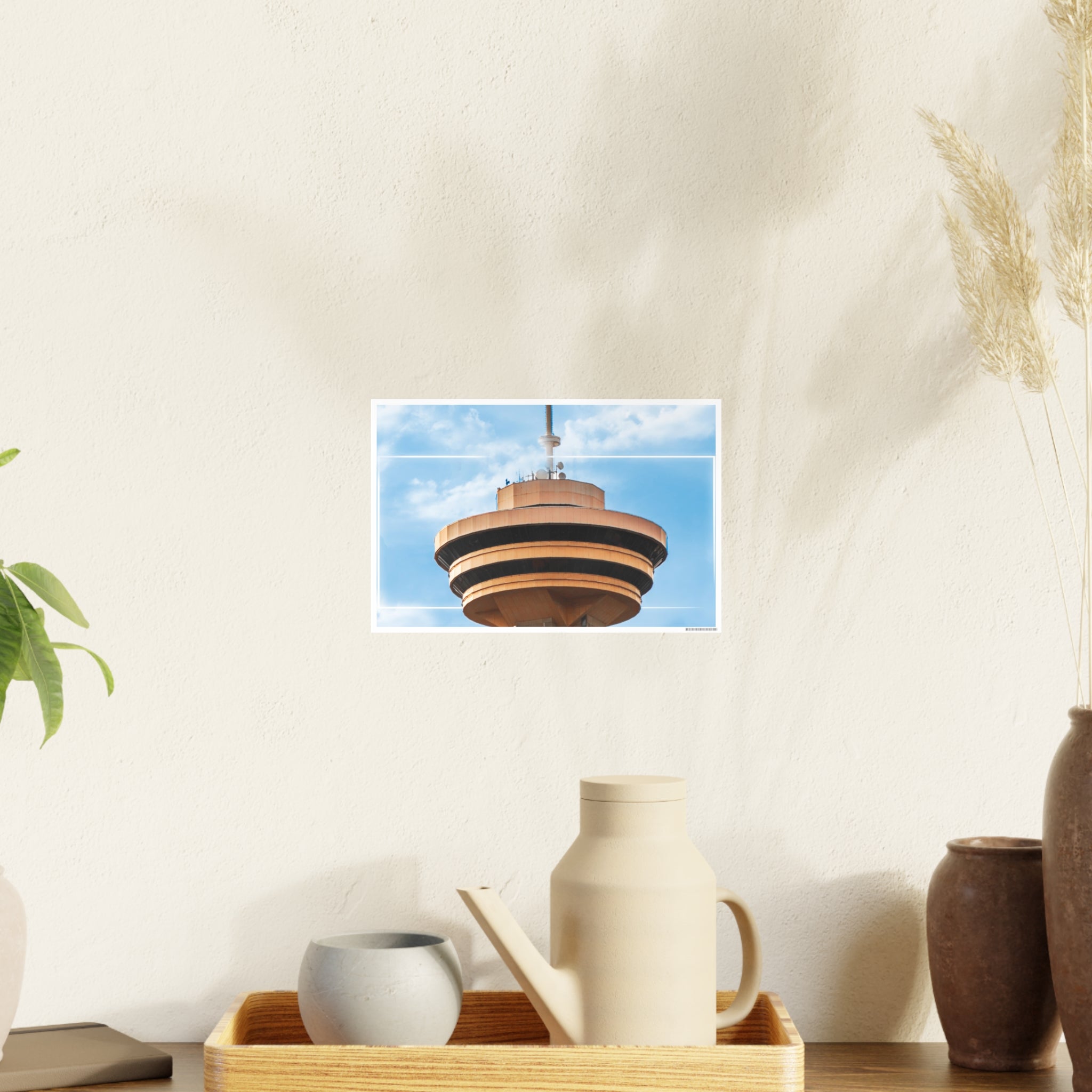 Multinex Vancity Skyscraper Vibrant Photo Art Poster - Multinex Floral Design for Home Decor